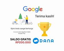 Klaim Saldo Dana Gratis Dari Google